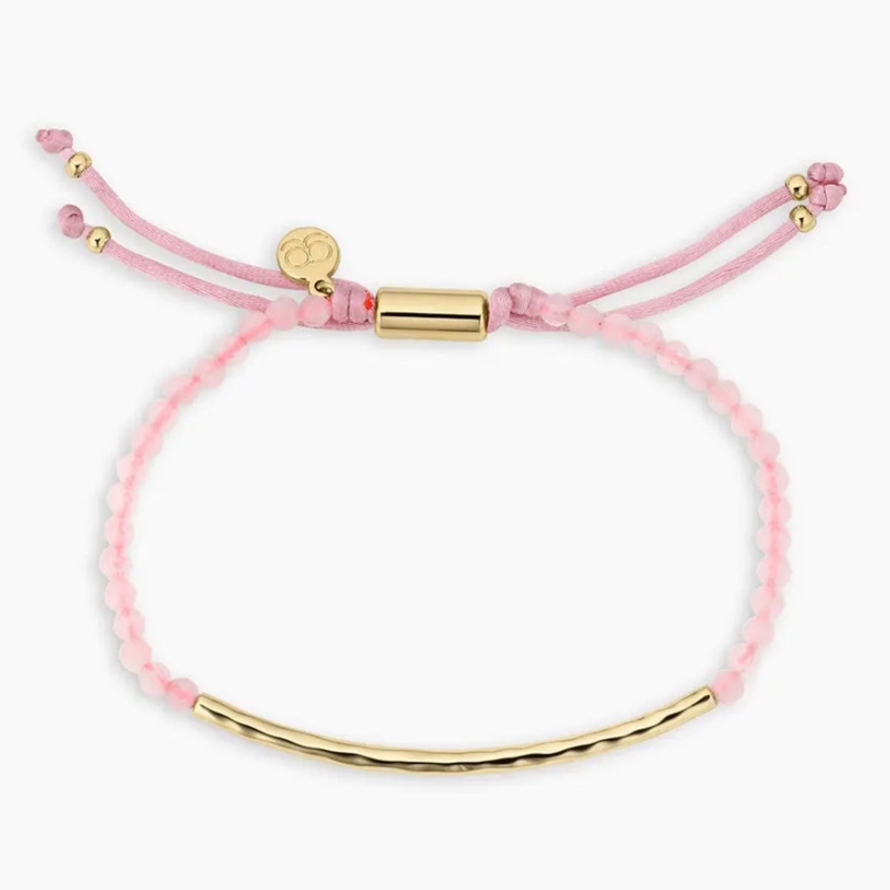 Gorjana Rose Quartz Power Gemstone Bracelet